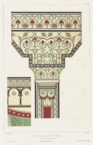 Lot 1253, Auction  102, Motifs de décorations, Motifs de décorations. Cinquante planches imprimées en couleurs 