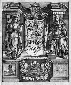 Lot 1640, Auction  102, Birken, Sigmund von, Hochfürstlicher Brandenburgischer Ulysses. Bayreuth 1669