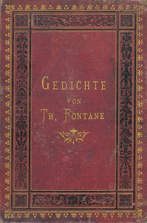 Lot 1752, Auction  102, Fontane, Theodor, Gedichte
