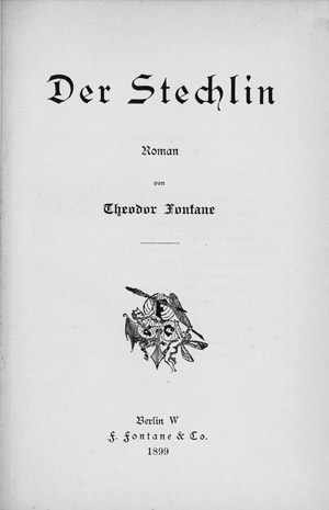 Lot 1753, Auction  102, Fontane, Theodor, Der Stechlin