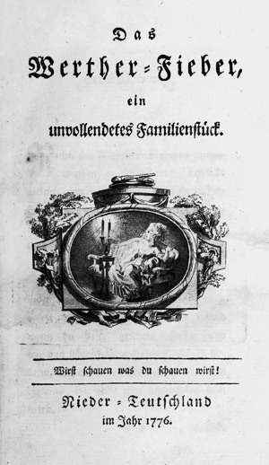 Lot 1776, Auction  102, Göchhausen, E. A. A. v., Das Werther-Fieber