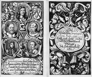 Lot 1828, Auction  102, Grimmelshausen, H. J. C. v., Der Aus dem Grab ::: erstandene Simplicissimus: Nürnberg 1684