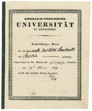 Lot 2419, Auction  102, Borchardt, Carl Wilhelm, Schriftlicher Nachlaß