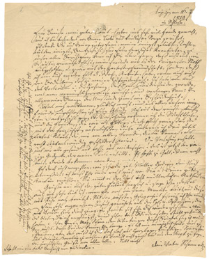 Lot 2525, Auction  102, Schnorr von Carolsfeld, Veit Hanns, 7 Briefe 1807-1814 + Beilage