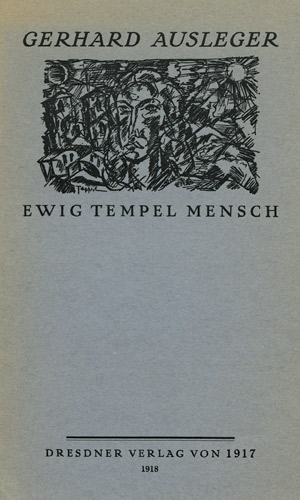 Lot 3022, Auction  102, Ausleger, Gerhard, Ewig Tempel Mensch