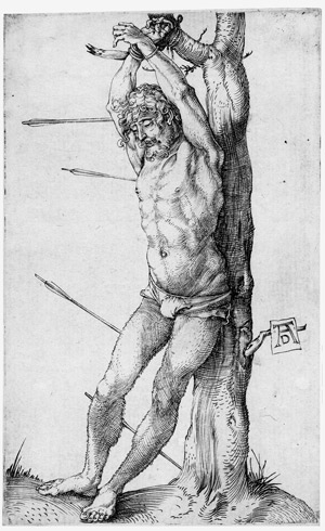 Lot 5110, Auction  102, Dürer, Albrecht, Der hl. Sebastian am Baume
