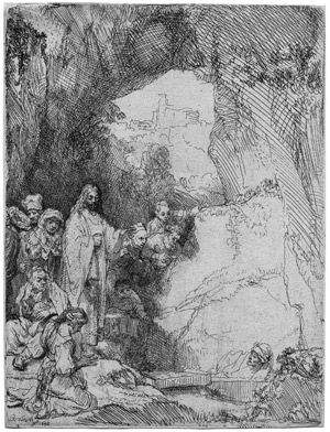 Lot 5245, Auction  102, Rembrandt Harmensz. van Rijn, Die kleine Auferweckung des Lazarus