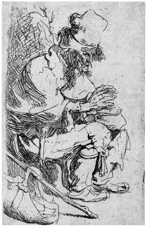 Lot 5254, Auction  102, Rembrandt Harmensz. van Rijn, Der Bettler mit der Glutpfanne