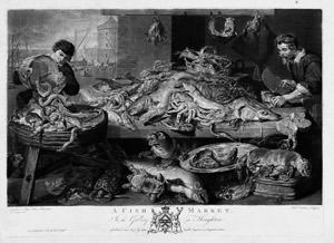 Lot 5363, Auction  102, Earlom, Richard, A Fish Market