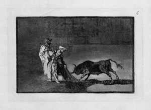 Lot 5385, Auction  102, Goya, Francisco de, Los moros hacen otro capeo en plaza con su Albornoz