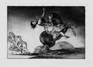 Lot 5391, Auction  102, Goya, Francisco de, El Caballo raptor - la Mujer y el porto, que los dome otro (Das Pferd als Frauenräuber)