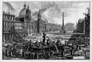 Lot 5436, Auction  102, Piranesi, Giovanni Battista, Veduta di Piazza Navona