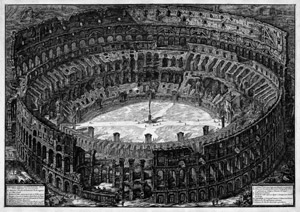 Lot 5438, Auction  102, Piranesi, Giovanni Battista, Veduta dell´Anfiteatro flavio detto Il Colosseo