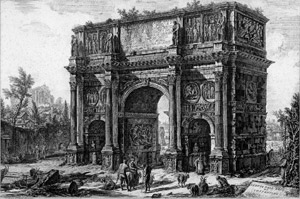 Lot 5731, Auction  102, Piranesi, Giovanni Battista, Veduta dell' Arco di Costantino