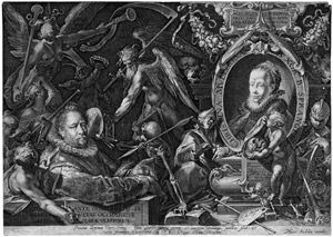 Lot 5771, Auction  102, Sadeler, Aegidius, Bartholomäus Spranger und seine Gattin Christina Muller