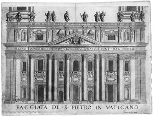 Lot 5783, Auction  102, Schoel, Hendrick van, Facciata de S Pietro in Vaticano