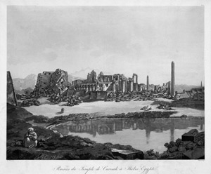 Lot 5848, Auction  102, Debucourt, Philibert Louis, Ruines du Temple de Carnak à Thèbes