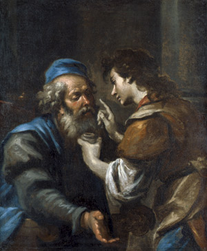 Lot 6032, Auction  102, Oberitalienisch, um 1690. Tobias heilt seinen Vater Tobit von der Blindheit