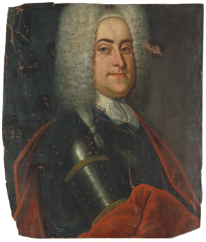Lot 6051, Auction  102, Deutsch, um 1680. Bildnis eines adligen Herren mit Allongeperücke