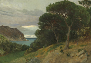 Lot 6189, Auction  102, Prell, Hermann, Landschaft bei Sestri Levante in Ligurien