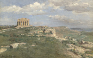 Lot 6223, Auction  102, Paulsen, Julius, Ansicht des Concordia Tempels in Agrigent