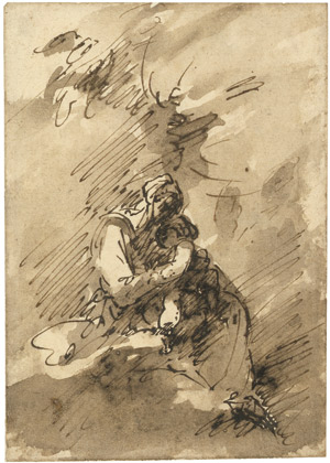 Lot 6308, Auction  102, Bison, Giuseppe Bernardino, Madonna mit Kind auf Wolken