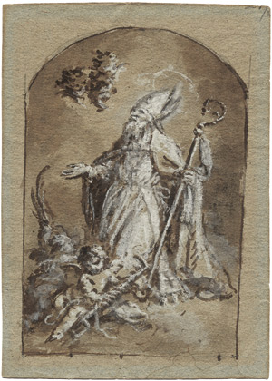 Lot 6371, Auction  102, Schmidt, Martin Johann, Die Glorie des heiligen Erasmus