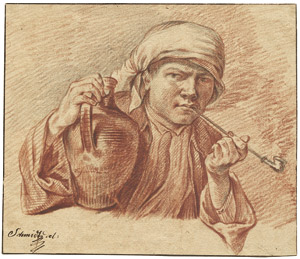 Lot 6372, Auction  102, Schmidt, Georg Friedrich, Bildnis eines jungen Mannes mit Turban
