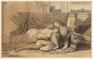 Lot 6406, Auction  102, Deutsch, um 1840. Romeo und Julia im Tode vereint