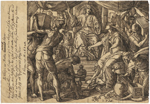 Lot 6511, Auction  102, Schnorr von Carolsfeld, Julius, Die Königin von Saba vor Salomo