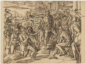 Lot 6512, Auction  102, Schnorr von Carolsfeld, Julius, Judas, der Makkabäer, besiegt die Feinde