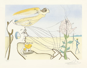 Lot 7086, Auction  102, Dalí, Salvador, La Rose (Dream)