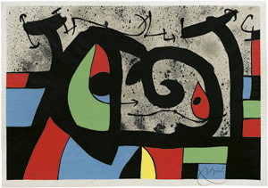 Lot 8338, Auction  102, Miró, Joan, Les Lézard aux Plumes d'Or