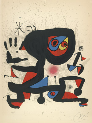 Lot 8339, Auction  102, Miró, Joan, Droits de l'homme