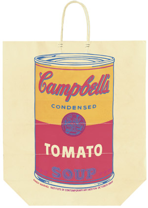 Lot 8476, Auction  102, Warhol, Andy, Campbell's soup can on shopping bag