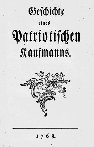 Lot 229, Auction  103, Gotzkowsky, Johann Ernst, Geschichte eines patriotischen Kaufmanns