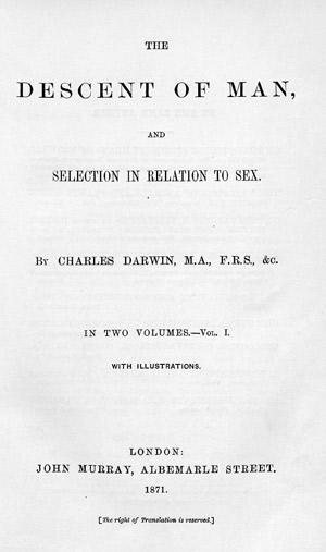 Lot 366, Auction  103, Darwin, Charles, The Descent of Man, 