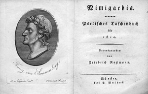 Lot 2004, Auction  103, Mimigardia, Poetisches Taschenbuch für 1810
