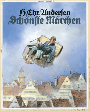 Lot 2453, Auction  103, Mühlmeister, Karl, Originalentwurf als Illustrationen zu Hans Christian Andersen