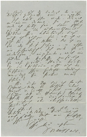 Lot 2570, Auction  103, Meissner, Alfred von, 4 Briefe Juni-Juli 1858