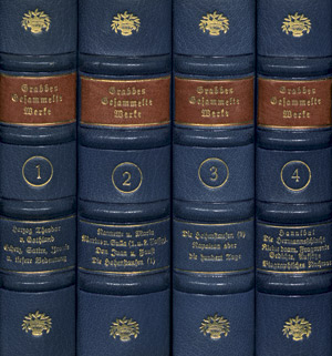 Lot 3370, Auction  103, Grabbe, Christian Dietrich, Gesammelte Werke, 4 Bände