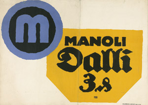 Lot 3909, Auction  103, Bernhard, Lucien, Manoli Dalli. Plakat. Um 1913
