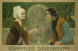 Lot 3915, Auction  103, Göppinger Sauerbrunn, Plakat in Farblithographie 