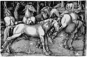 Lot 5011, Auction  103, Baldung, Hans, Die sechs Pferde