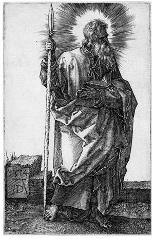 Lot 5077, Auction  103, Dürer, Albrecht, Der Apostel Thomas