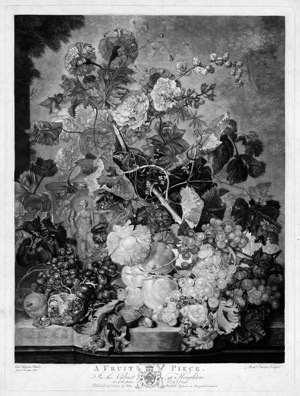 Lot 5307, Auction  103, Earlom, Richard, "A Fruit Piece"; "A Flower Piece". 