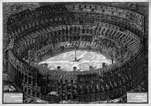 Lot 5370, Auction  103, Piranesi, Giovanni Battista, Veduta dell´Anfiteatro flavio detto Il Colosseo