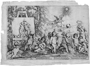 Lot 5759, Auction  103, Podesta, Giovanni Andrea, Allegorie mit Cupido und Putten