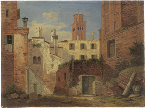 Lot 6072, Auction  103, Blaschnik, Arthur, Venezianischer Innenhof mit dem Campanile von Santo Stefano