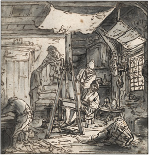 Lot 6213, Auction  103, Dusart, Cornelis, Die Malerwerkstatt